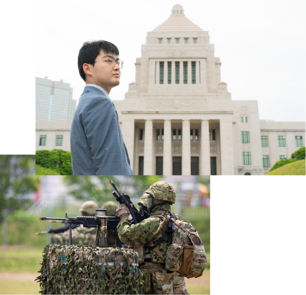 国会議事堂前と安全保障